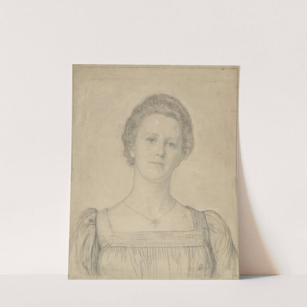 Portret van Emilie van Kerckhoff by Jan Veth