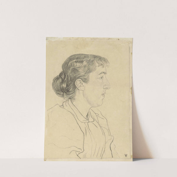 Portret van Helène Lapidoth-Swarth by Jan Veth