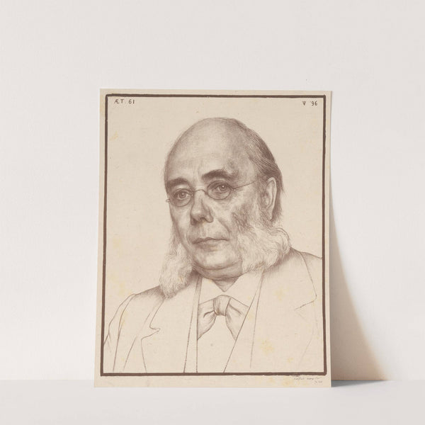 Portret van Hendrik Pierson op 61-jarige leeftijd by Jan Veth