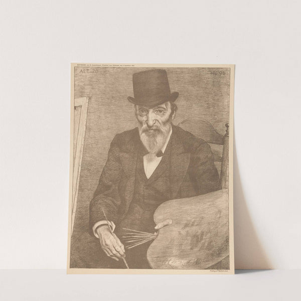 Portret van Hendrik Valkenburg by Ferdinand Hart Nibbrig