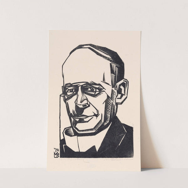 Portret van Jacques Karel Rensburg (1930) by Meijer Bleekrode