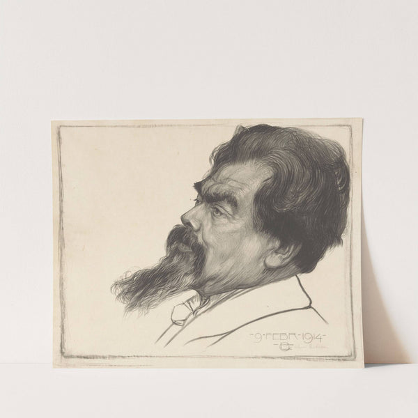 Portret van Jan Toorop by Chris Lebeau