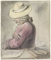 Portret van Johann Goll van Franckenstein, met hoed, naar links