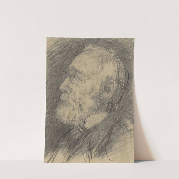 Portret van Jozef Israëls by Jan Veth