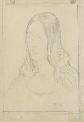 Portret van juffrouw M. van Hoogstraten