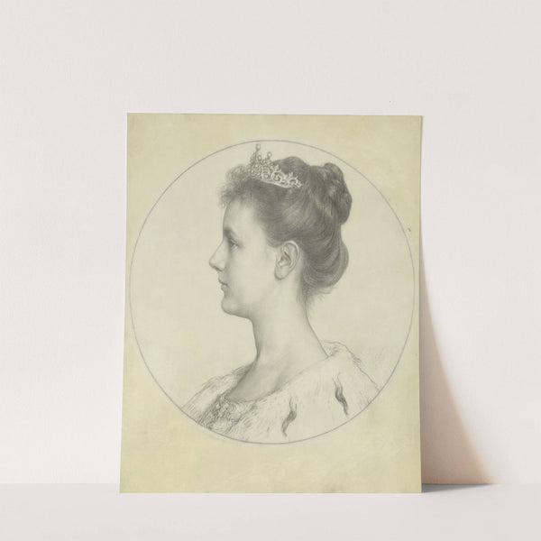 Portret van koningin Wilhelmina by Jan Veth