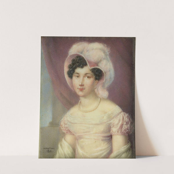Portret van Maria S.J.A. de Stephanis (1821) by Léon Larue