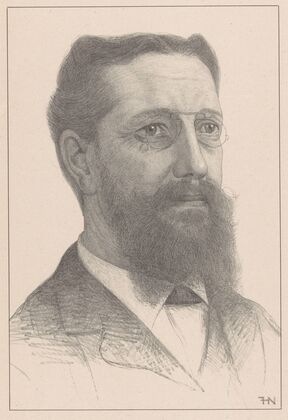 Portret van Max Wilhelm Carl Weber