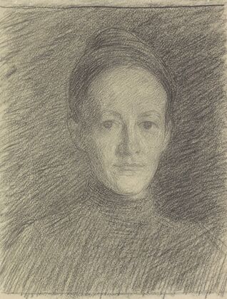 Portret van mejuffrouw C.J. Veth