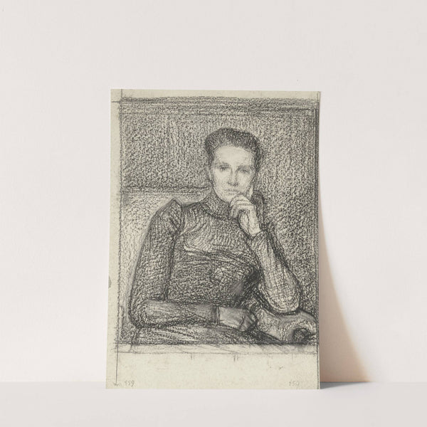 Portret van mevrouw K.C. Boxman-Winkler. by Jan Veth