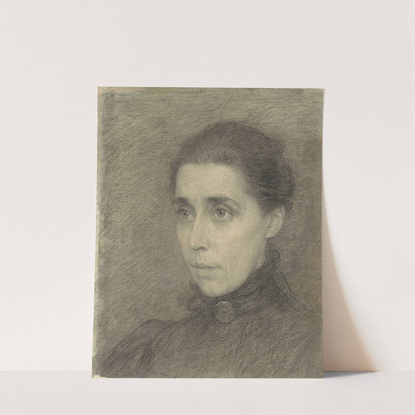 Portret van mevrouw M. Bruyel-De Favauge by Jan Veth