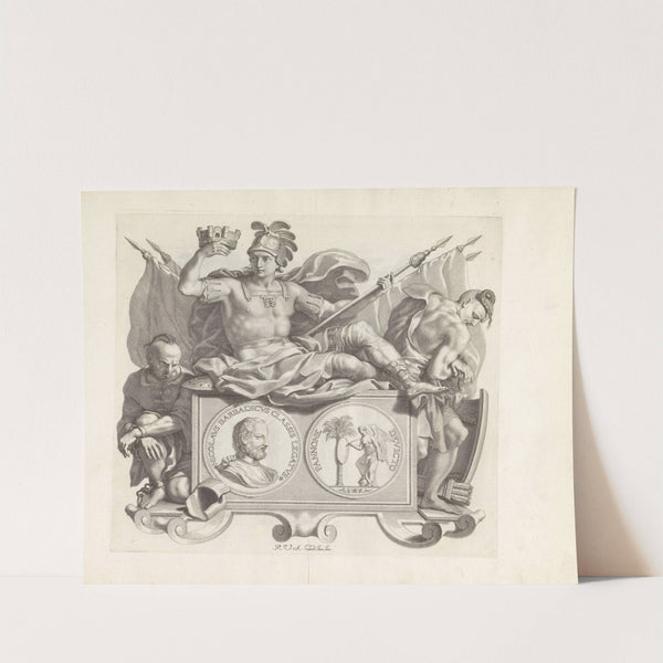 Portret van Nicolo Barbarigo en de personificatie van Militaire Overwinning (1673-1743) by Robert van Audenaerde