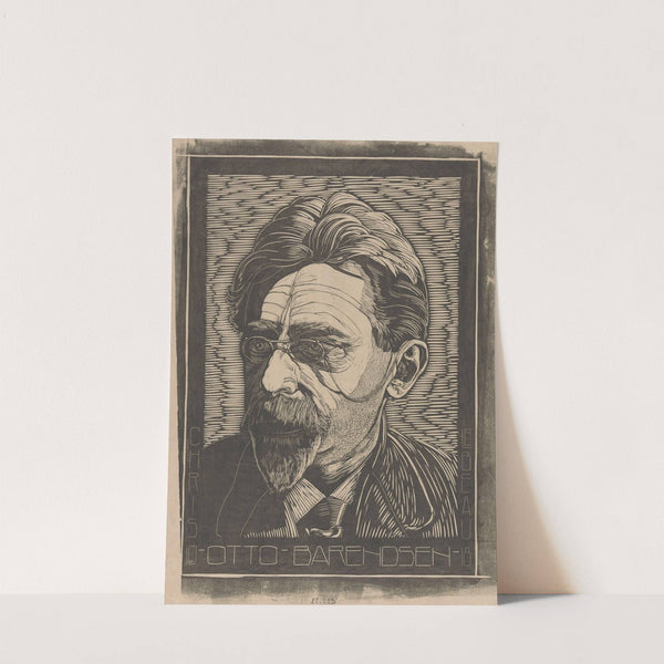 Portret van Otto Barendsen (1918) by Chris Lebeau
