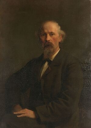 Portret van Pieter Stortenbeker (1828-1898), kunstschilder — size preview