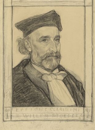 Portret van prof. dr. Willem Stoeder