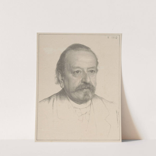 Portret van Reinier Willem Petrus de Vries by Jan Veth