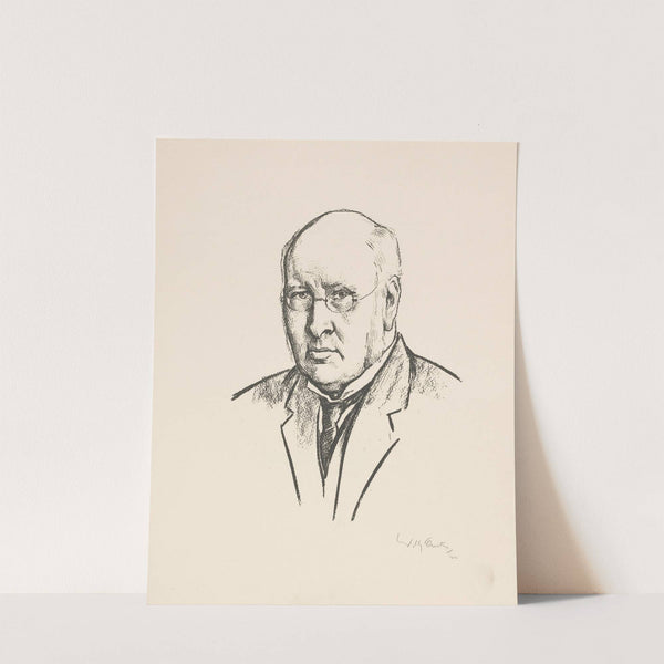 Portret van Rudolph Hendrik Saltet by Willy Sluiter