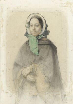 Portret van Theresia A. A. Allebé