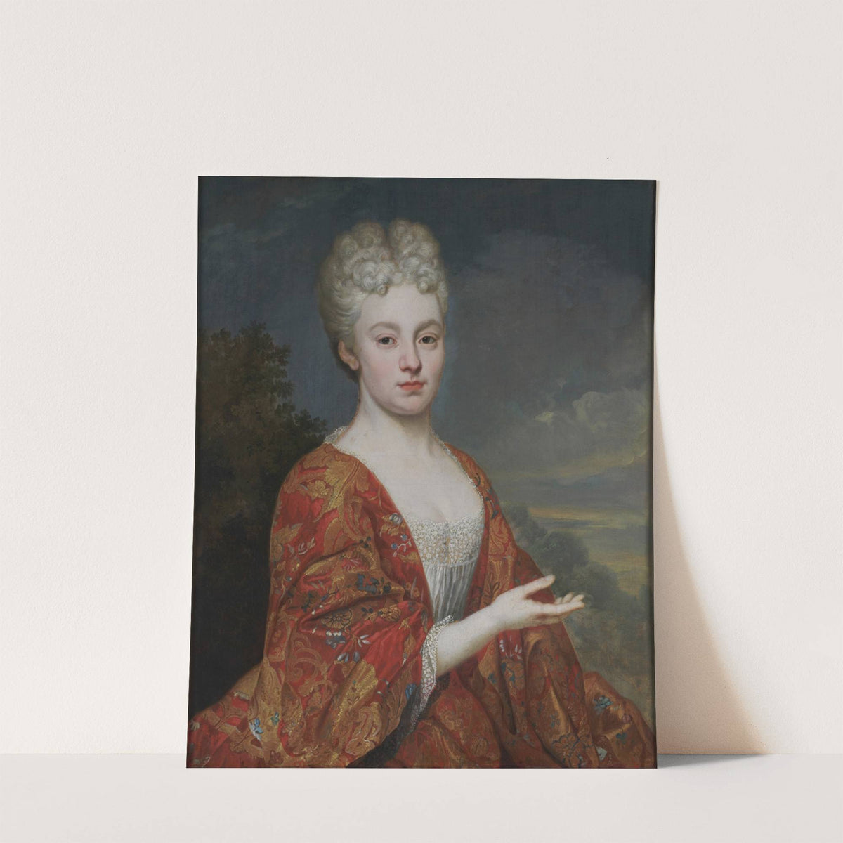 Portret van Theresia Mechtildis Schilders by Jan van Helmont