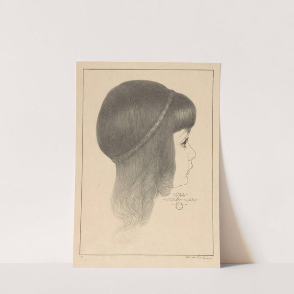 Portret van Viola (1979) by Chris Lebeau