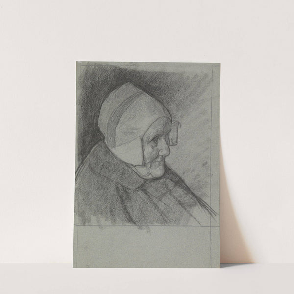 Portret van vrouw van den Brink by Jan Veth