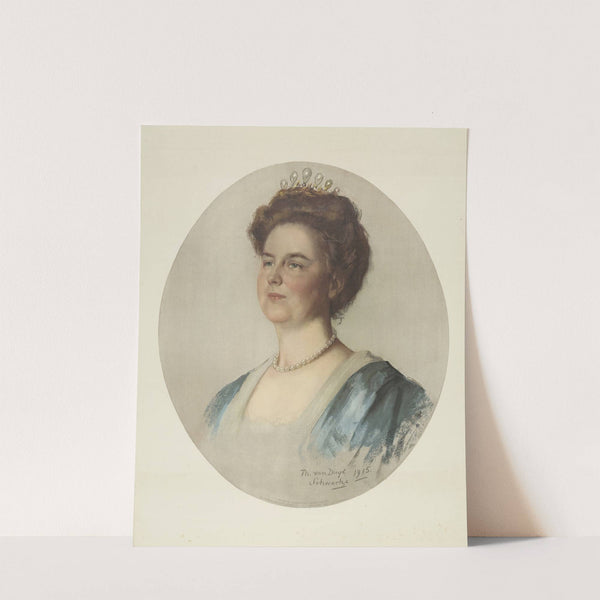 Portret van Wilhelmina, koningin der Nederlanden by Thérèse Schwartze