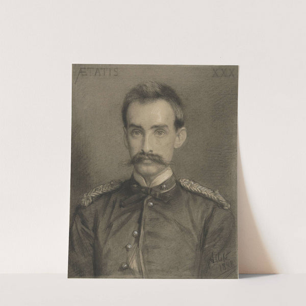 Portret van Willem Anton Gerard Ramaer by August Allebé