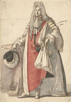Portret van Willem III, in staatsiekleed