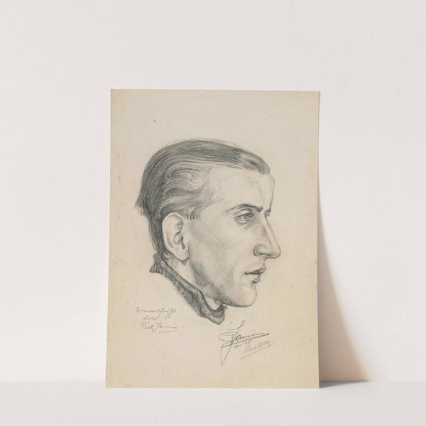 Portret van Wim van Hooff by Piet Jansen