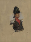 Portretstudie van kapitein J.J.P. van Munnick
