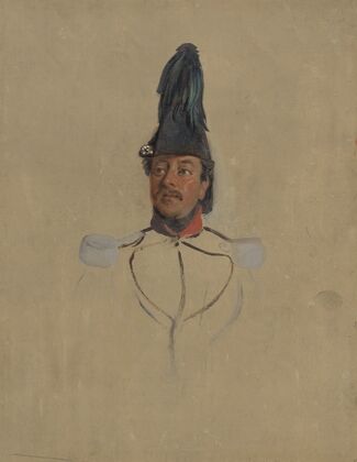 Portretstudie van kapitein T.S. Nabal