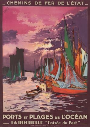 Ports et Plages de l’Océan. La Rochelle Entrée du Port (1928)