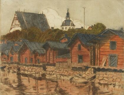 Porvoon ranta-aittoja