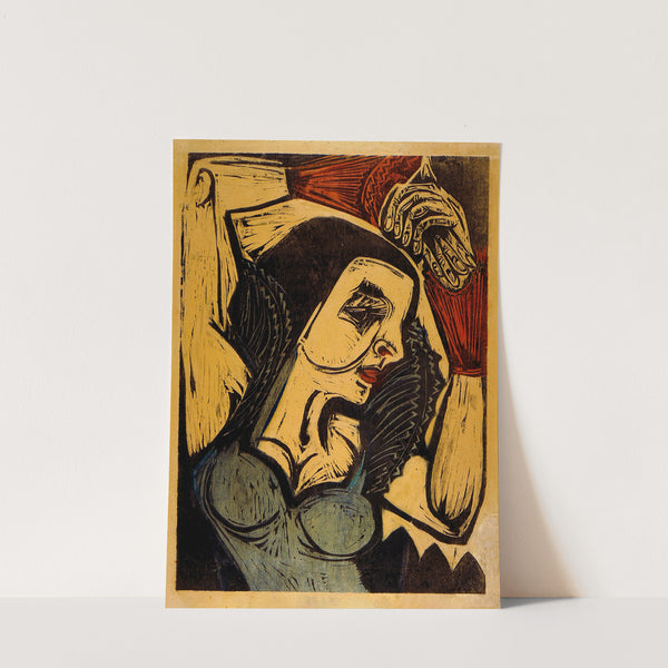 Poster of Nina Hard (1921) by Ernst Ludwig Kirchner