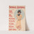 Poster shows a woman posing, holding a flower (1896) by Archie Gunn