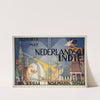 Poster Telefoneer met Nederlandsch-Indië (Telephone with the Dutch East Indies) by Leo Visser