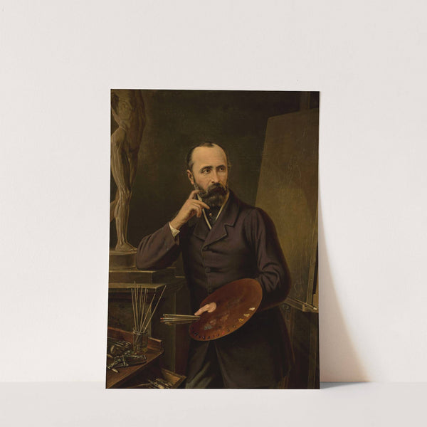 Posthumous portrait of Józef Simmler (1871) by Franciszek Mielnicki