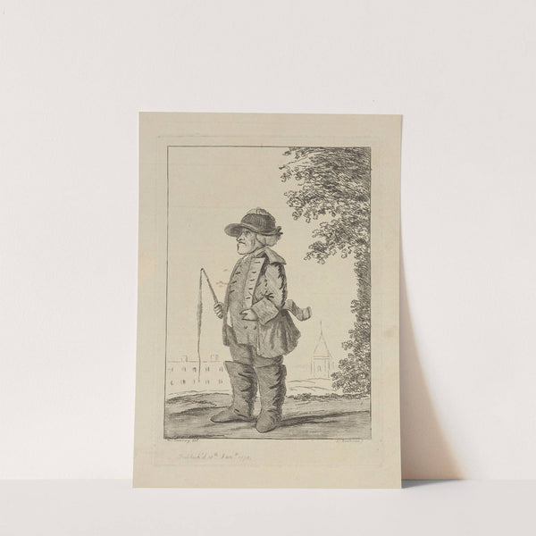 Postillon with hand in pocket (1774) by Henry William Bunbury