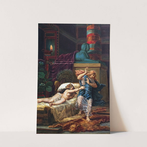 Potiphar’s Wife Grabbing Joseph (1883) by Jean-Baptiste Cariven