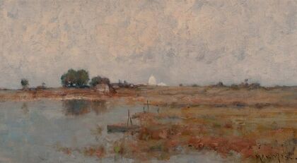 Potomac Marshlands with the United States Capitol in the Distance