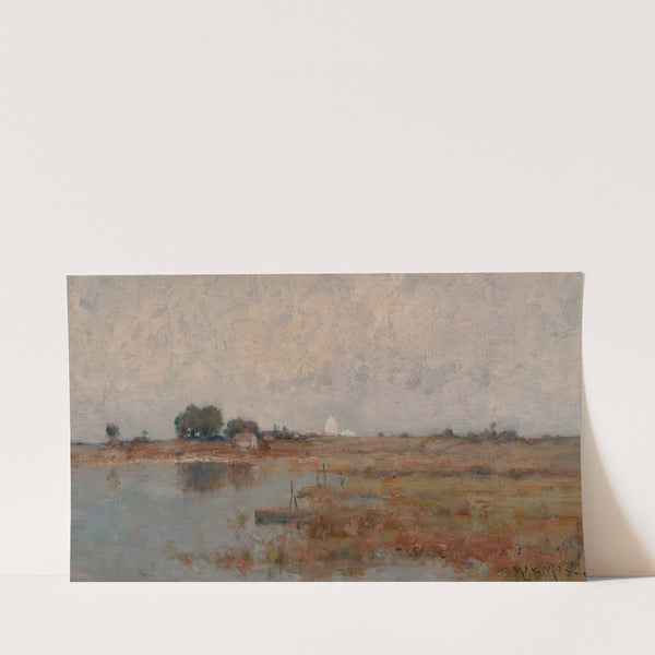 Potomac Marshlands with the United States Capitol in the Distance (circa 1896-1906) by Max Weyl