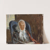 Potrait of Maria Petrovna Rubtsov, grandmother of the painter Rubtsov by Jan Ciągliński