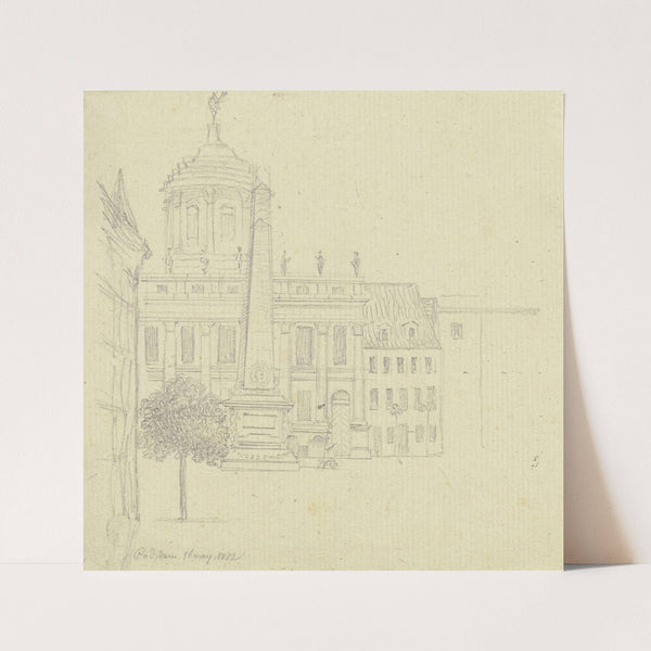 Potsdam&#8217;s city hall (1772) by Daniel Nikolaus Chodowiecki