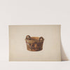 Pottery Basket by J. Howard Iams