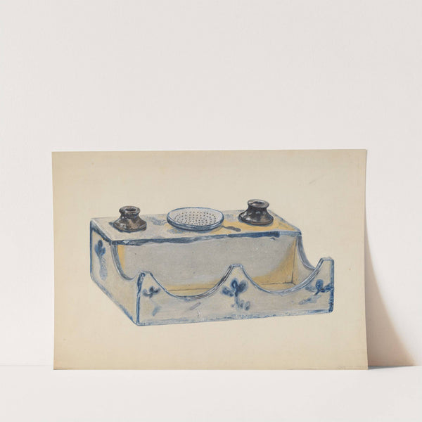 Pottery Ink Stand by John Jordan