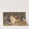 Poultry yard (1896) by Paul Friedrich Meyerheim