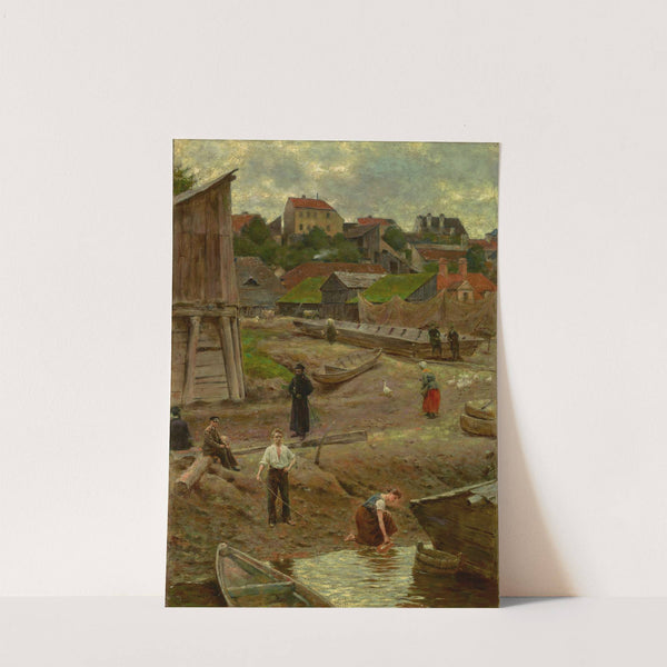 Powiśle (Bank of the Vistula in Warsaw) (1883) by Aleksander Gierymski