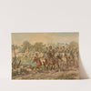 Poznan Uhlans in 1831 with a guide (1891) by Juliusz Kossak