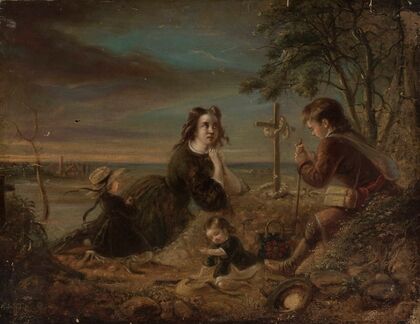 Prayer at the grave