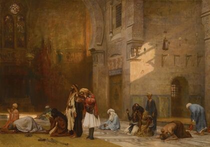 Prayer in the Mosque, Cairo